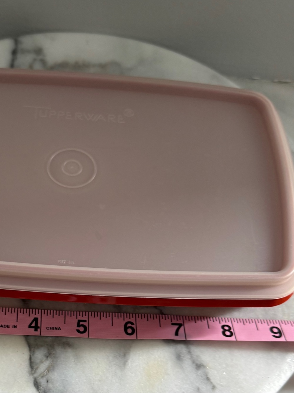 Vintage Tupperware cold cut/bacon keeper 816 Made in Canada